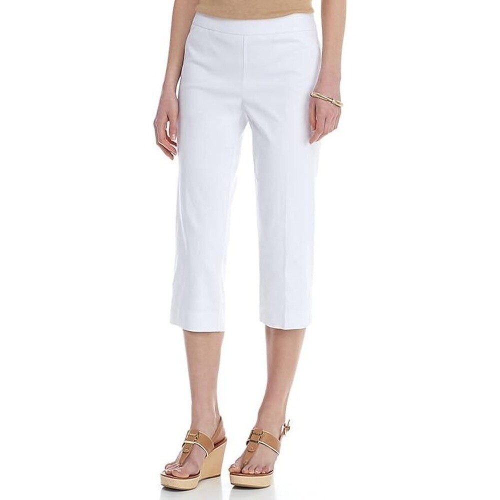 Kim Rogers Pull On Super Stretch Tummy Control Capris Sz 14 NWT (BLACK ONLY)